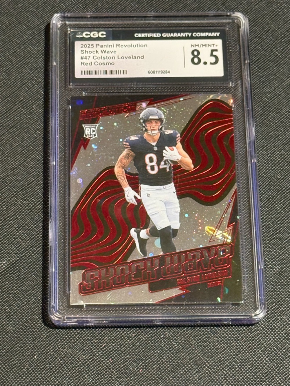 CGC Graded 2025 Panini Revolution Shock Wave Colston Loveland plus 7 more cards
